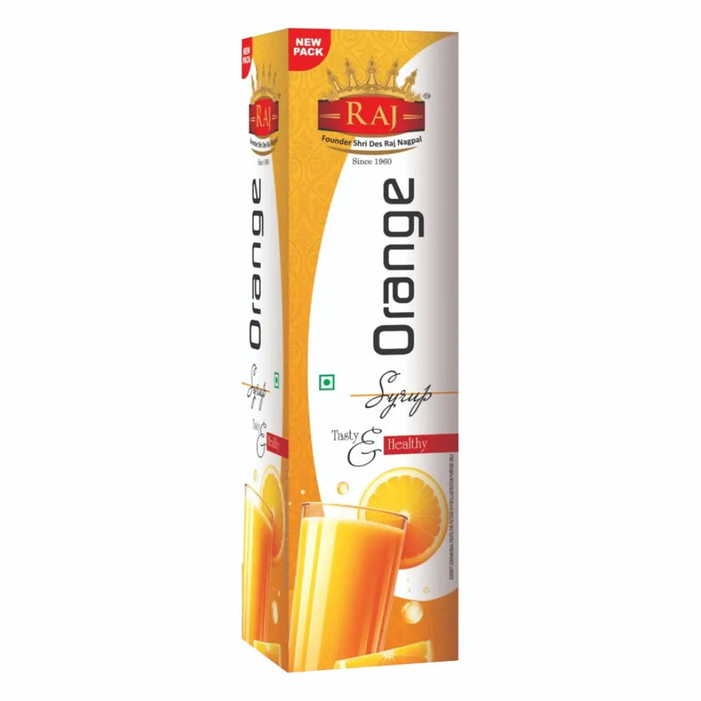 RAJ ORANGE SYRUP 750 ML