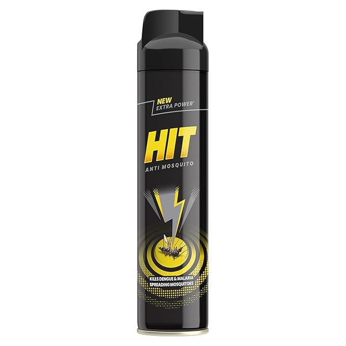 Black Hit Mosquito and Fly Killer Spray 400 ML - Latest variant
