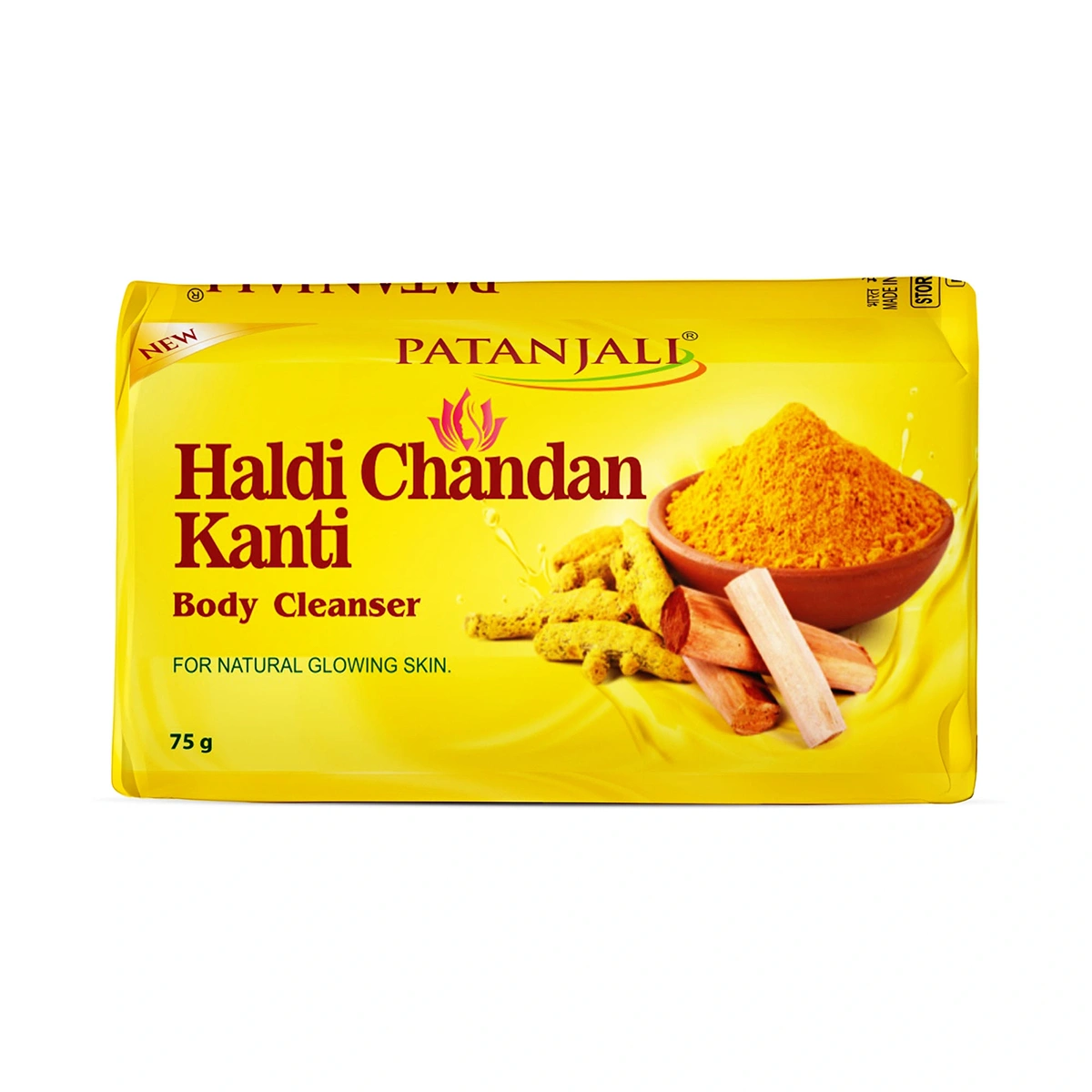 Patanjali Haldi Chandan Kanti Body Cleanser (150g X 3)