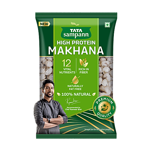 Tata Sampann High Protein Makhana, Recommended by Chef Ranveer Brar Lotus Seeds(Makhana)