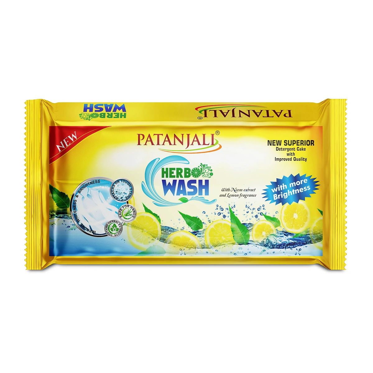 Patanjali Herbo Wash Detergent Cake, 225 g