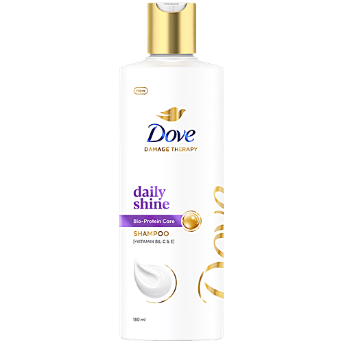 Dove Daily Shine Shampoo, 180 ml - Latest variant