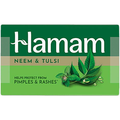 Hamam 100% Pure Neem Oil Soap Bar, 150 g (Pack of 3)