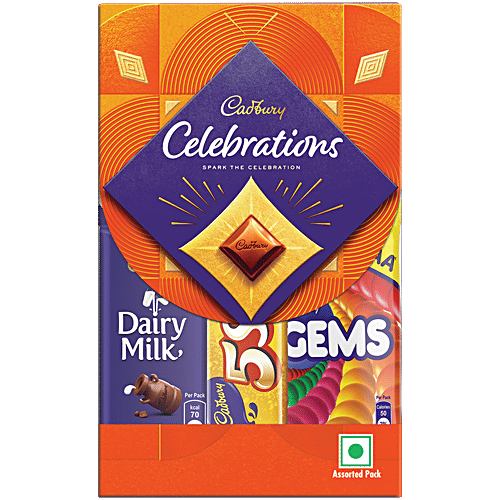 Cadbury Celebrations Assorted Chocolate Gift Pack, 51.2 g