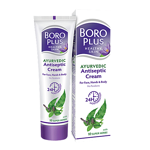 Boroplus Ayurvedic Antiseptic Multipurpose Cream, For Face, Hand & Body, No Parabens 24 Hrs Moisturi - Previous variant