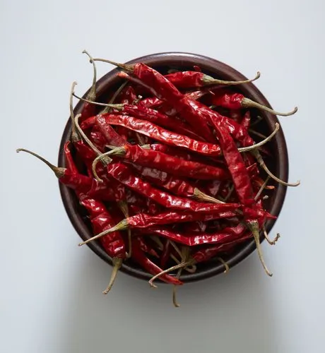 Desi Sabut Lal MirchiWhole Teja Red Chili  - 100G