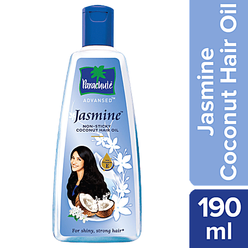 Parachute  Advansed Jasmine Coconut Hair Oil With Vitamin E - Non-Sticky, For Healthy Shiny Hair, 40